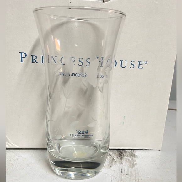 Princess house crystal glass cups - Picture 2 of 2
